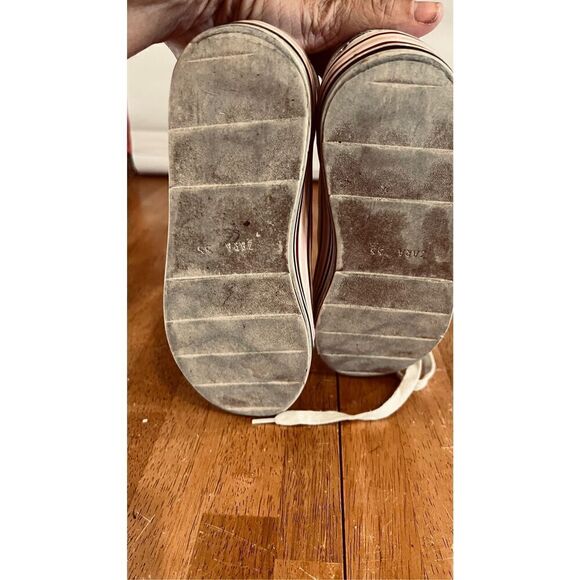 Zara White Platform Sneakers Kids Size 1.5 - Picture 9 of 12